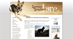 Desktop Screenshot of german-shepherd-lore.com